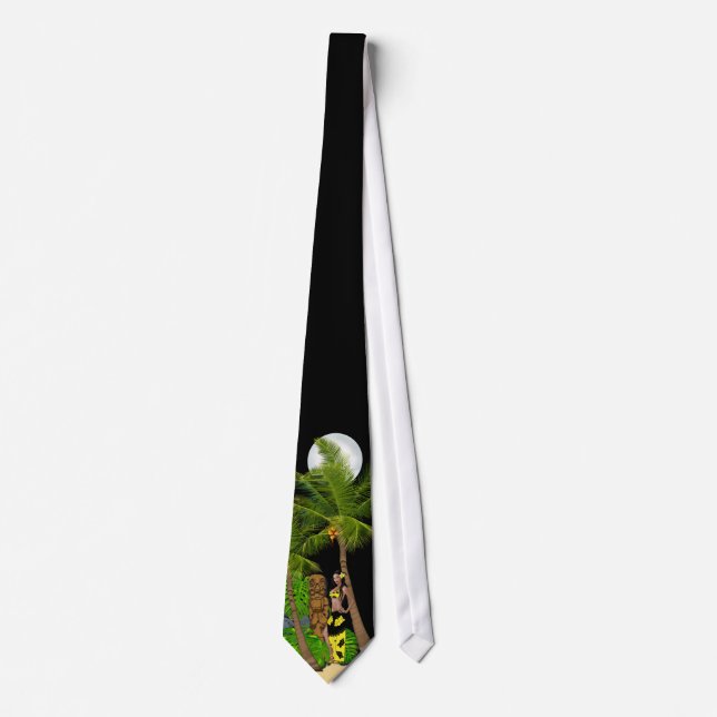 Hawaiian Aloha Night Tie (Front)