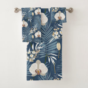 Hawaiian Aloha print Tropical Pattern Bath Towel Set