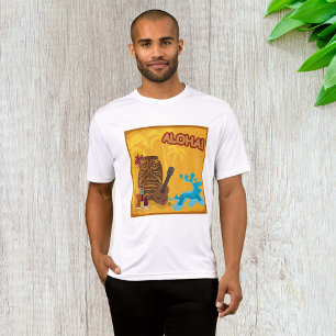 Hawaiian Aloha Tiki Bar Retro Luau Party  T-Shirt