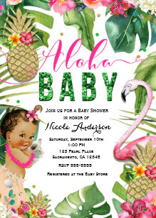 hawaiian invitations zazzle