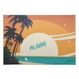 Hawaiian/Aloha/Tropical/beach Cloth Placemat