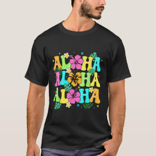 Hawaiian Aloha Tropical Luau Costume Party Hawaii  T-Shirt