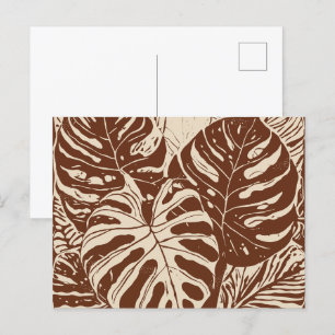 Hawaiian art postcard