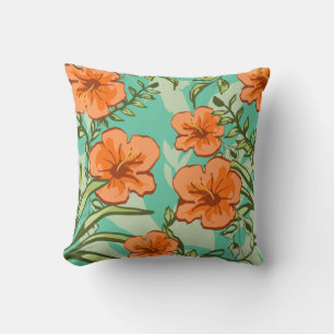 HAWAIIAN ART THROW PILLOW
