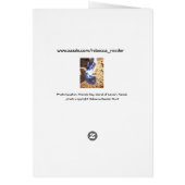 Hawaiian Beach Driftwood Blank Card (Back)