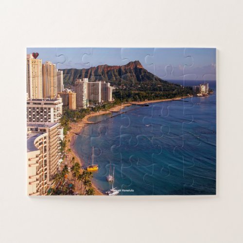 Hawaiian Beach Hula Dancers Jigsaw Puzzle