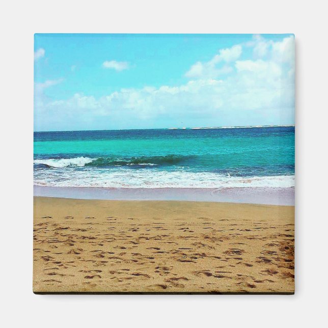 Hawaiian Beach Magnet (Front)