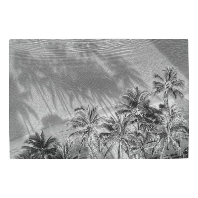 Hawaiian beach metal print (Front)