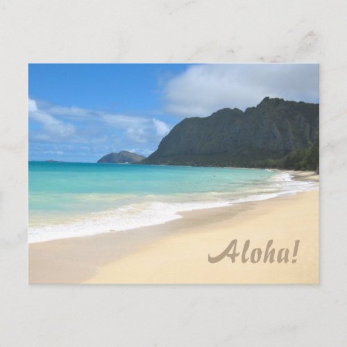 Hawaiian Beach Postcard