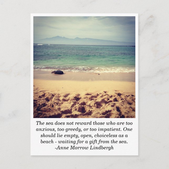 Hawaiian Beach Postcard (Front)