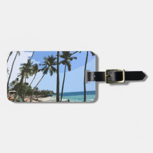 Hawaiian Beach Scene Luggage Tag