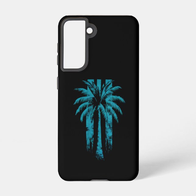 Hawaiian Beach Summer Tropical Vacation Palm Tree Samsung Galaxy Case (Back)