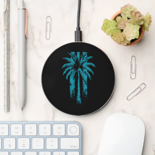 Hawaiian Beach Summer Tropical Vacation Palm Tree Wireless Charger