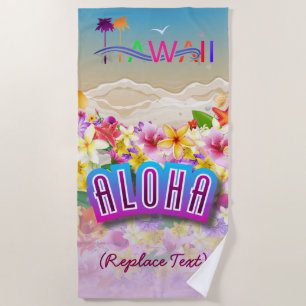 Hawaiian Beach Towel