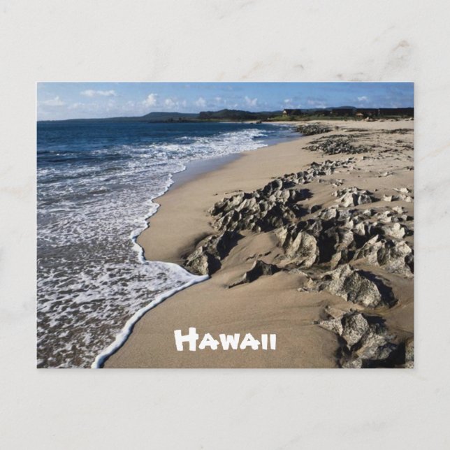 Hawaiian Beaches Postcard (Front)