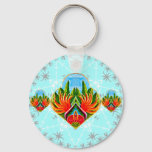 Hawaiian Birds of Paradise  Keychain