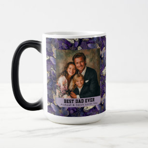 Hawaiian Butterfly Camouflage Grandpa Day Coffee Color Morph Mug