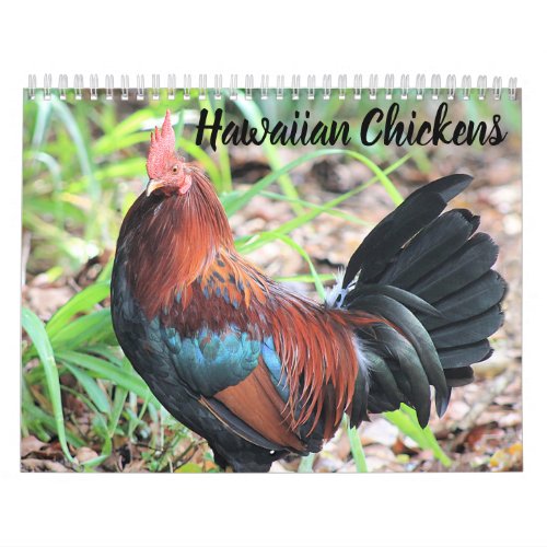 Hawaiian Chickens Calendar