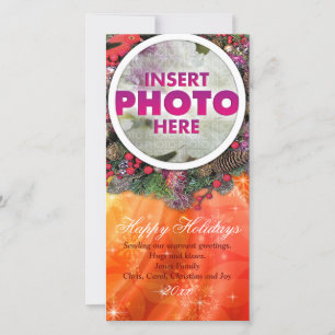 hawaiian christmas holiday card