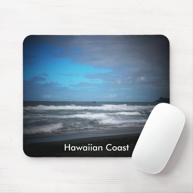 Hawaiian Coast Mouse Pad (With Mouse)