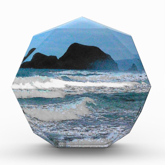 Hawaiian Coastal Island Ocean Tropical Paradise Award (Front)