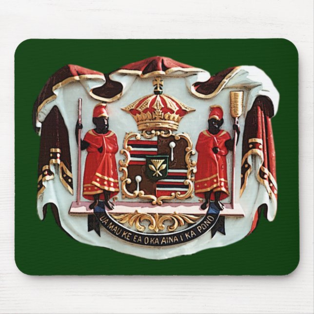 Hawaiian Coat of Arms Mouse Pad (Front)