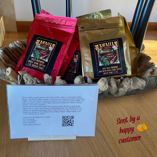 Hawaiian Coffee Label (Creator Uploaded)