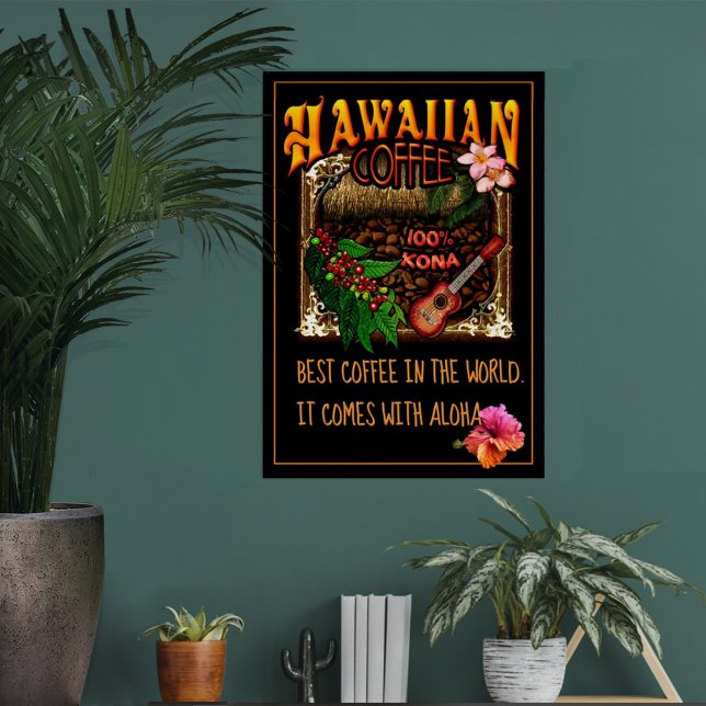Hawaiian Coffee Poster (Creator Uploaded)