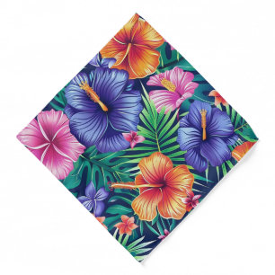 Hawaiian Colorful Floral Hawai hawaiian Bandana