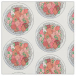 Hawaiian Cuisine Ahi Tuna Poke Bowl Hawaii Food Fabric