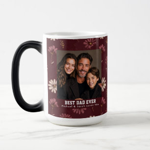 Hawaiian Daisy Bouquet Step Dad Photo Elegant Color Morph Mug