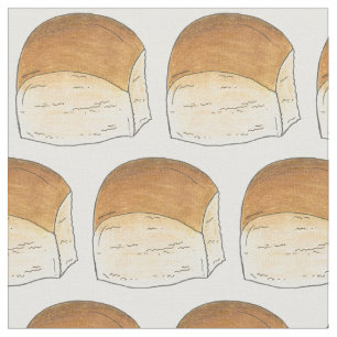 Hawaiian Dinner Bread Rolls Bakery Bun in the Oven Fabric
