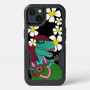 Hawaiian Dinosaur Ukulele iPhone 13 Case