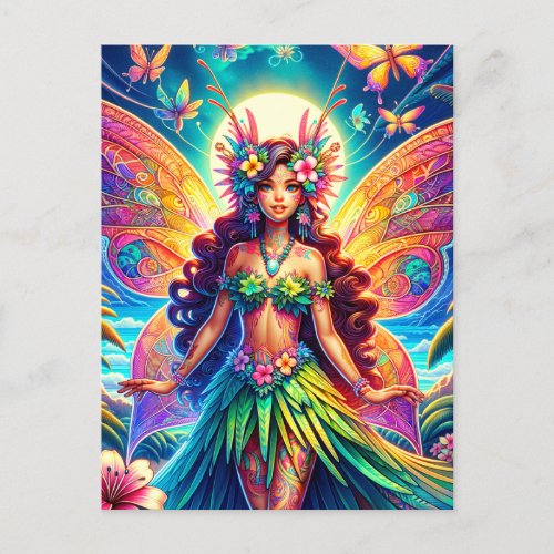 Hawaiian Fairy Postcard
