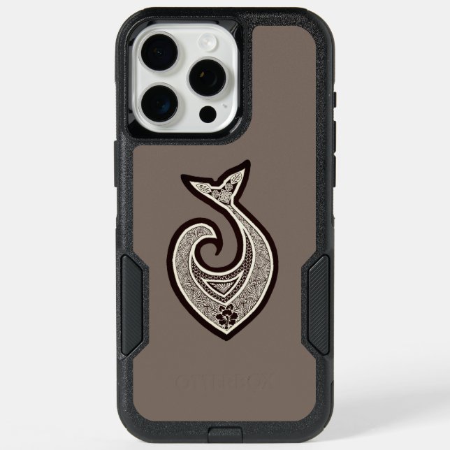 Hawaiian Fish Hook   iPhone 15 Pro Max Case (Back)