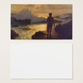 Hawaiian Fisherman, oil on canvas painting (Front & Back)