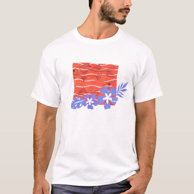 HAWAIIAN FISHY T-Shirt (Front)