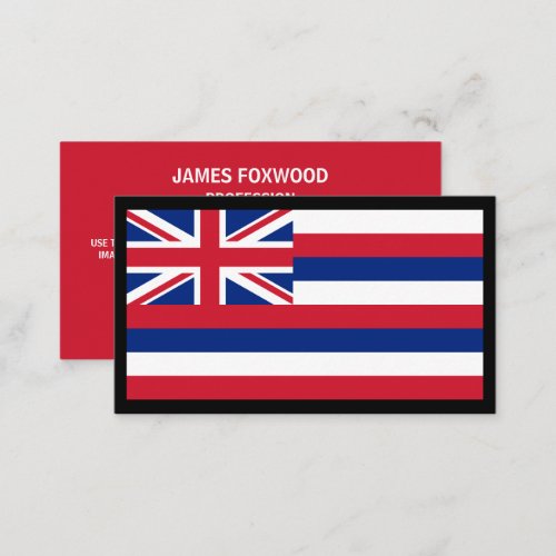 Hawaiian Flag Flag of Hawaii Business Card