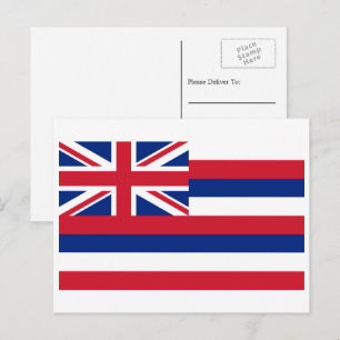 Hawaiian Flag, Flag of Hawaii Postcard