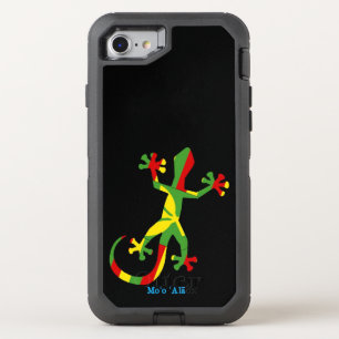 Hawaiian Flag Gecko OtterBox Defender iPhone SE/8/7 Case