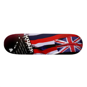 Hawaiian Flag Skateboard Deck