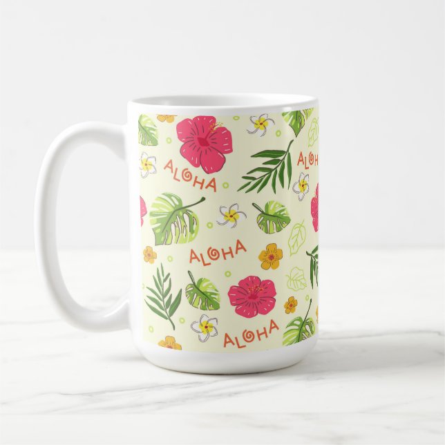Hawaiian Floral Mug (Left)