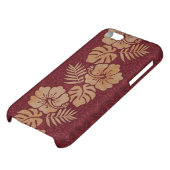 Hawaiian Floral Pattern iPhone Case (Bottom)