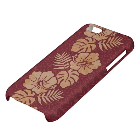 Hawaiian Floral Pattern iPhone Case (Bottom)