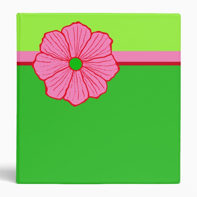 Hawaiian Flower Binder (Front)