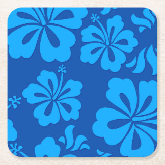 Hawaiian flower coaster