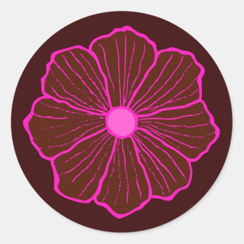 Hawaiian Flower Sticker