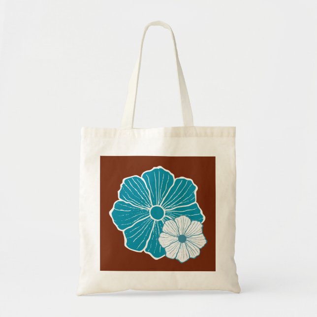 Hawaiian Flower Tote Bag (Front)