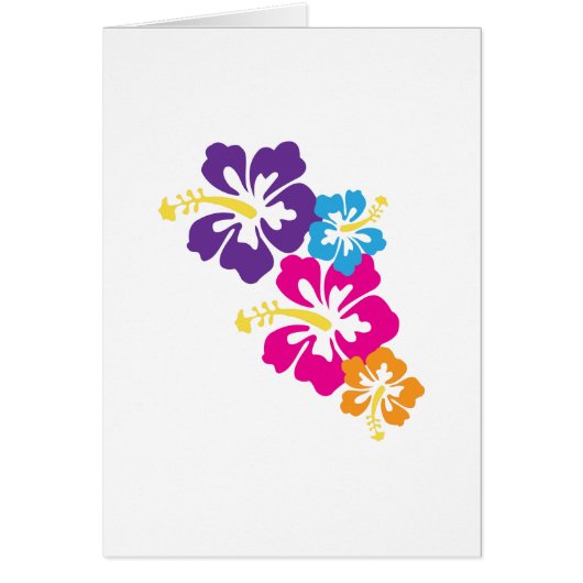Hawaiian Flowers Cards (Front)