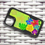 Hawaiian Flowers Hibiscus Leaves Lime OtterBox iPhone 14 Pro Case<br><div class="desc">Hawaiian flowers over lime green,  iPhone case for many sizes.  Brightly colored hibiscus flowers and lime green leaves,  graphic image to show your love of the tropics.</div>